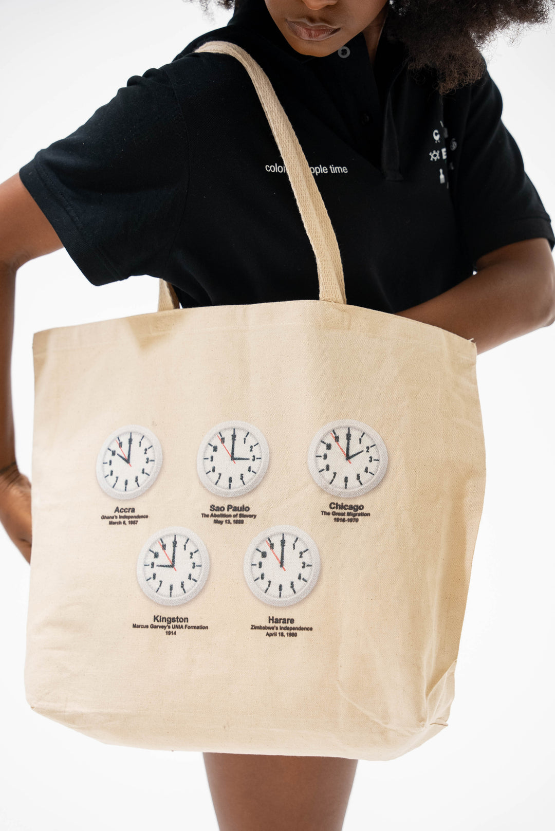 World Clock Series I Tote