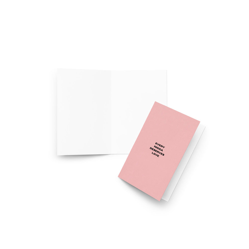 E.N.D. LOVE - Greeting card