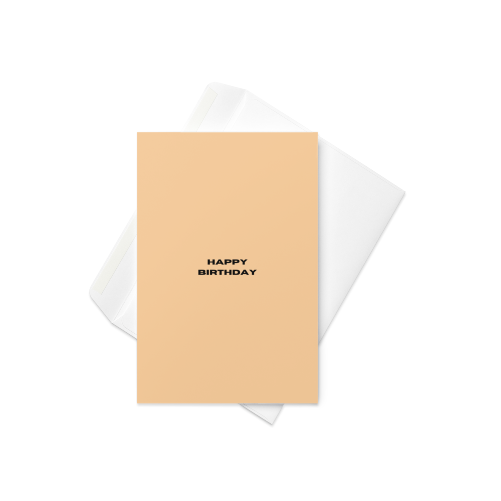 E.N.D. HAPPY BIRTHDAY - Greeting Card